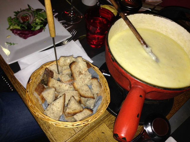 Cheese fondue Courchevel 1850