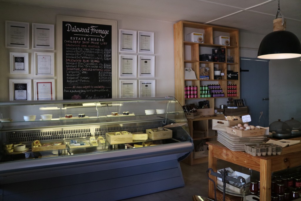 Dalewood Fromage Estate Cheese Cheesery Shop, Simondium, Paarl, South Africa