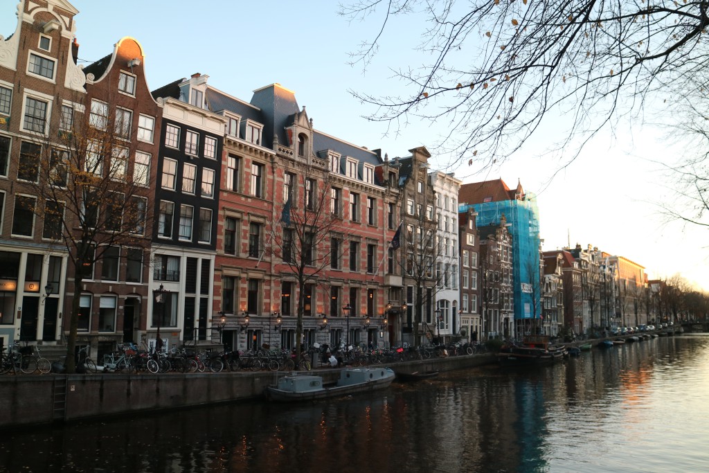 Winter in Amsterdam, the Netherlands