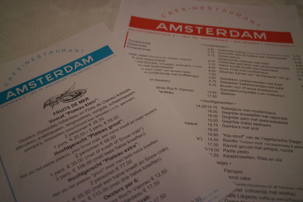 Cafe-restaurant Amsterdam, Amsterdam, The Netherlands