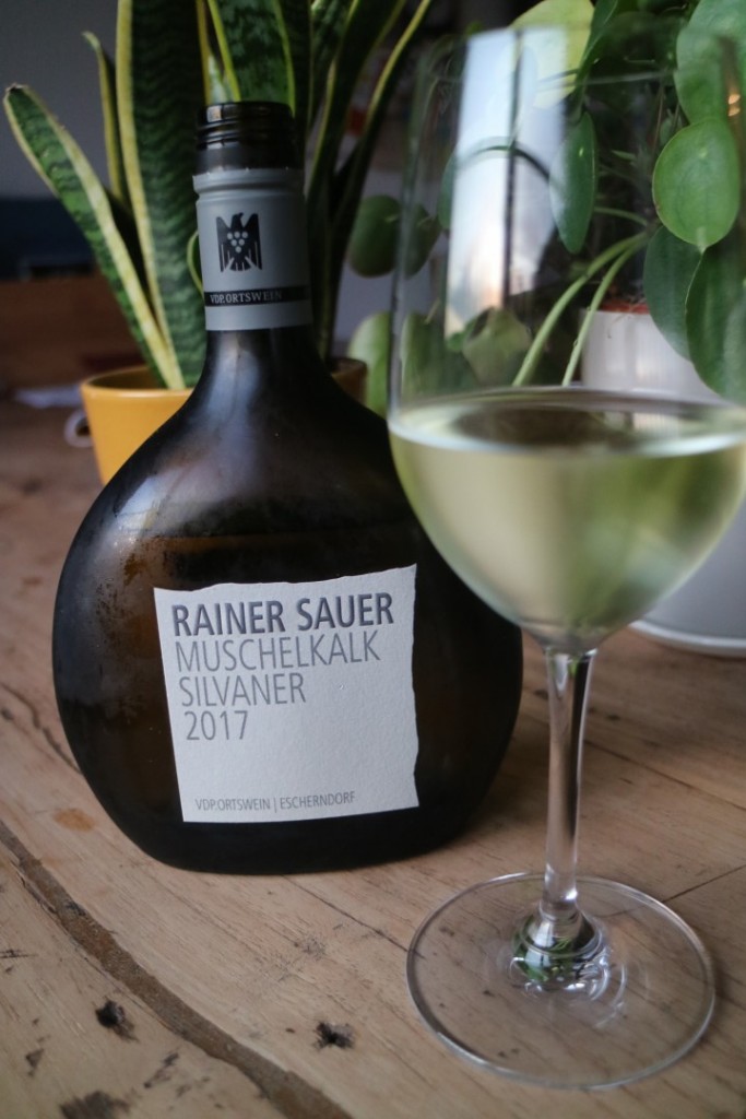 Rainer Sauer Muschelkalk silvaner 2017, Franken Duitsland Escherndorf, Mark van de Wijn